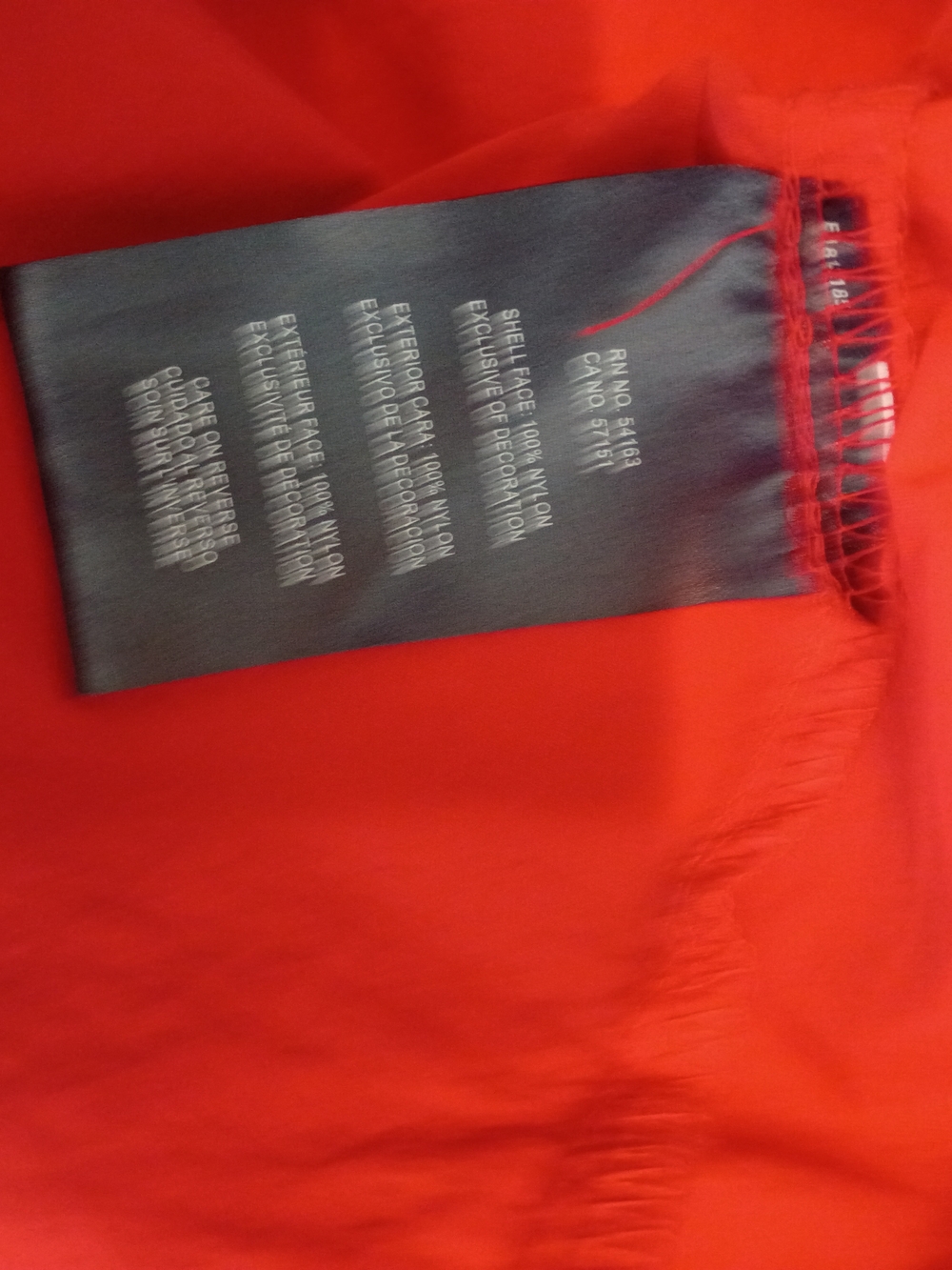 Tommy Hilfiger Red Pullover Windbreaker Jacket - Size XXL - Picture 8 of 8